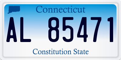 CT license plate AL85471