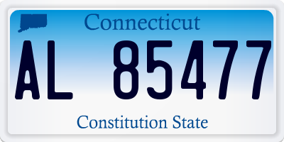 CT license plate AL85477
