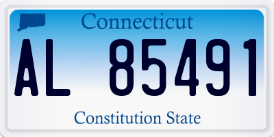 CT license plate AL85491