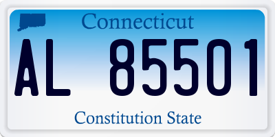 CT license plate AL85501