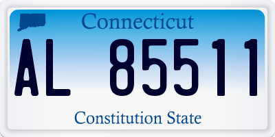 CT license plate AL85511