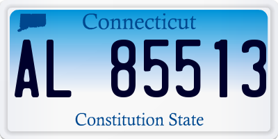 CT license plate AL85513