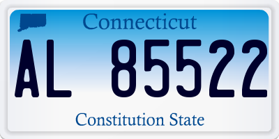 CT license plate AL85522