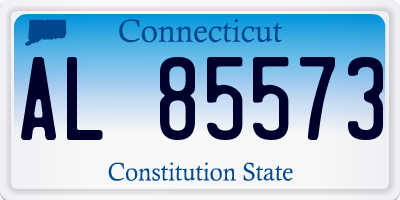 CT license plate AL85573
