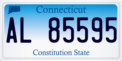 CT license plate AL85595