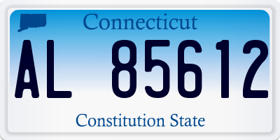 CT license plate AL85612