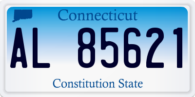 CT license plate AL85621