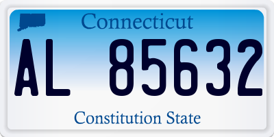 CT license plate AL85632