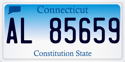 CT license plate AL85659