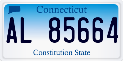CT license plate AL85664