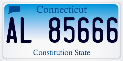 CT license plate AL85666