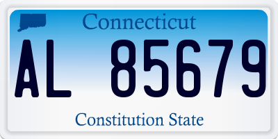 CT license plate AL85679