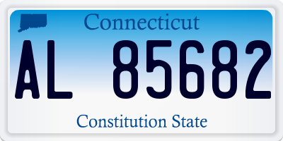 CT license plate AL85682