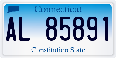 CT license plate AL85891
