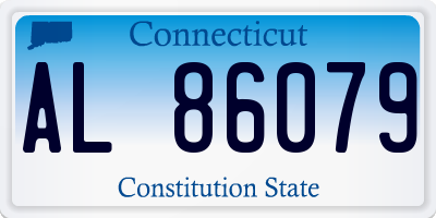 CT license plate AL86079