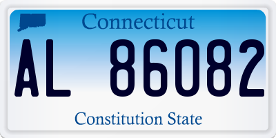 CT license plate AL86082