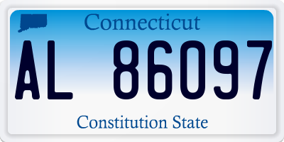 CT license plate AL86097