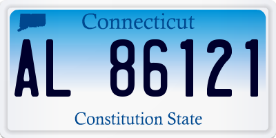 CT license plate AL86121