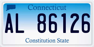 CT license plate AL86126
