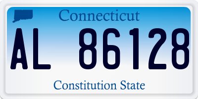 CT license plate AL86128