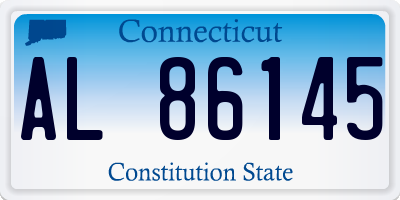 CT license plate AL86145