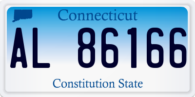 CT license plate AL86166