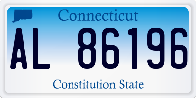 CT license plate AL86196