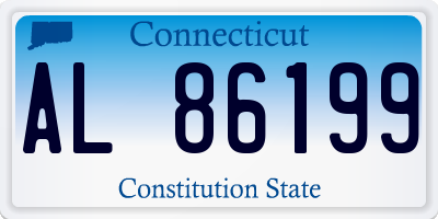 CT license plate AL86199