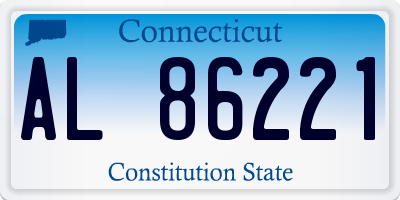CT license plate AL86221