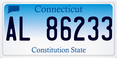 CT license plate AL86233