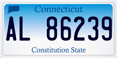 CT license plate AL86239