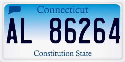 CT license plate AL86264