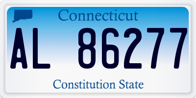 CT license plate AL86277