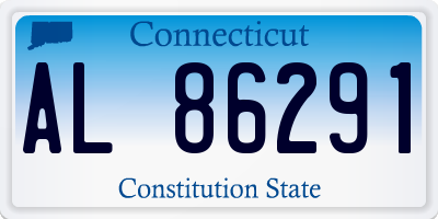 CT license plate AL86291
