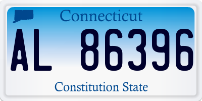 CT license plate AL86396