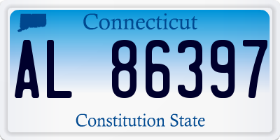 CT license plate AL86397