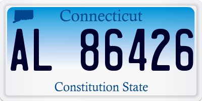 CT license plate AL86426