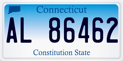 CT license plate AL86462
