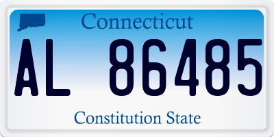 CT license plate AL86485