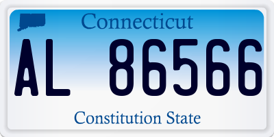 CT license plate AL86566