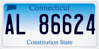 CT license plate AL86624