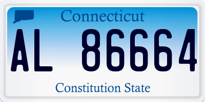 CT license plate AL86664