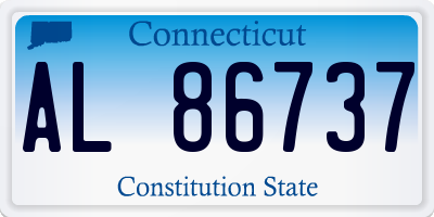 CT license plate AL86737