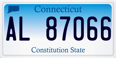 CT license plate AL87066