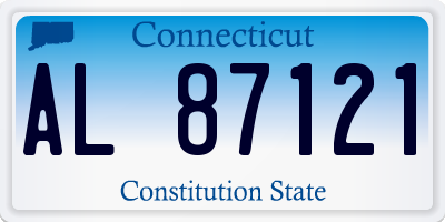 CT license plate AL87121