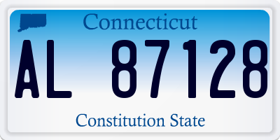 CT license plate AL87128