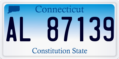 CT license plate AL87139