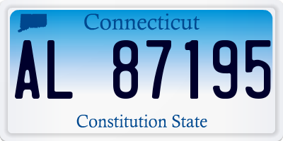 CT license plate AL87195