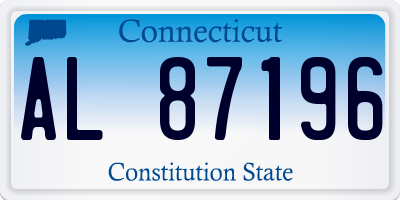 CT license plate AL87196