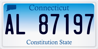CT license plate AL87197
